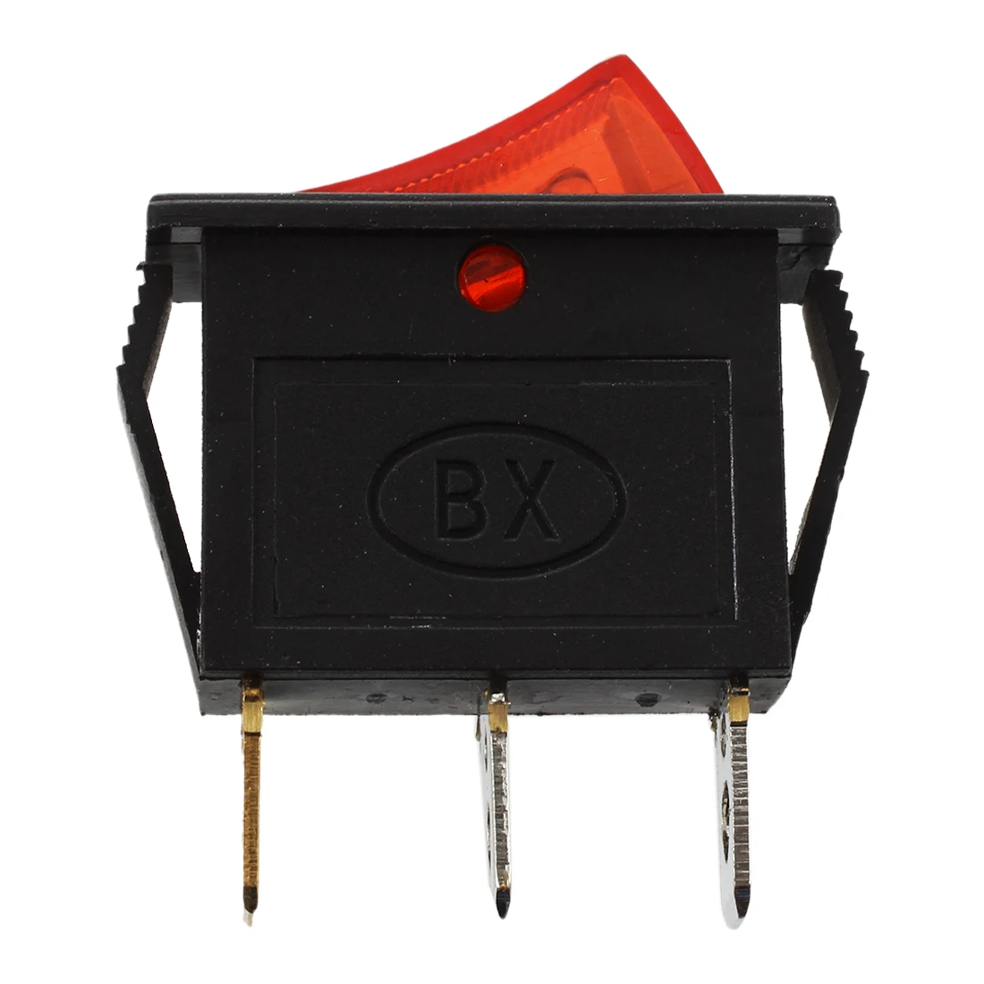 Interruptor basculante para barco, luz roja iluminada de encendido y apagado, AC 16A/250V, 20A/125V, SPST, x 5 piezas