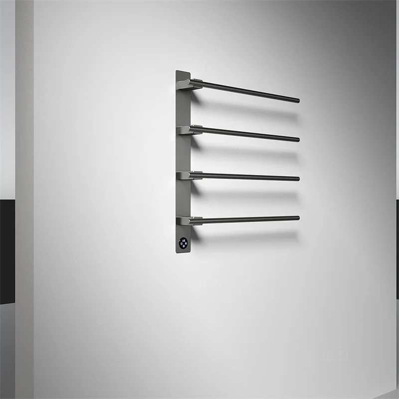 High Quality Wall Mounted 5 Bars With Built-in Timer Towel Drying Racks Thermostat Towel Radiator