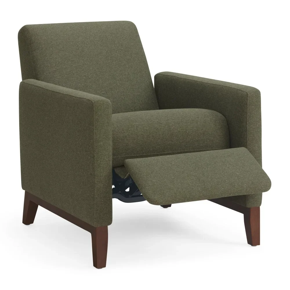 Reading Push Back Fauteuil, Olijfloungestoel