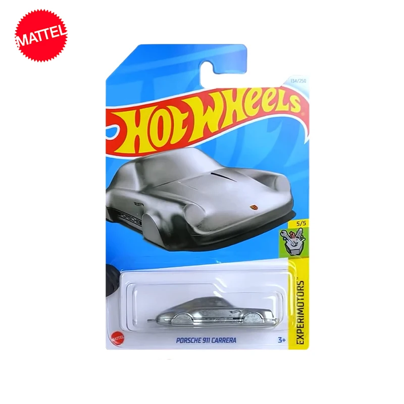 Mattel-Hot Wheels Metal Diecast carro modelo brinquedo para meninos, Porsche 911, Carrera, coleção do presente de aniversário, 1, 64