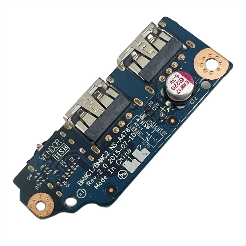 MM+New Laptop USB Audio Board For Lenovo ideapad 300-14IBR 300-15IBR NS-A476