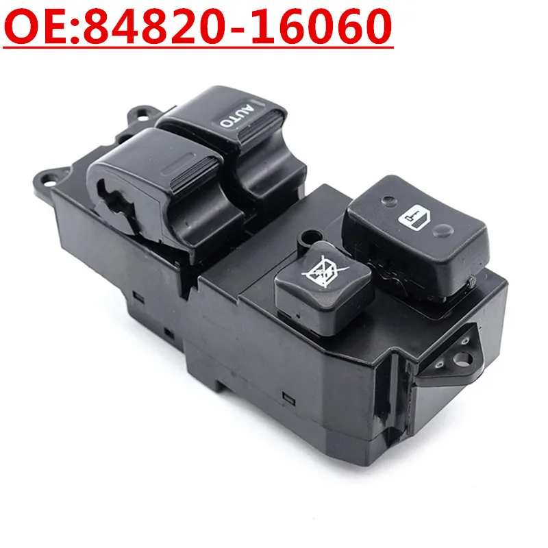 OE:84820-16060 8482016060 Interruptor de Controle do Vidro Elétrico Lado Esquerdo para Toyota Pickup T100 Tacoma Paseo Tercel Camry, 9 Pinos