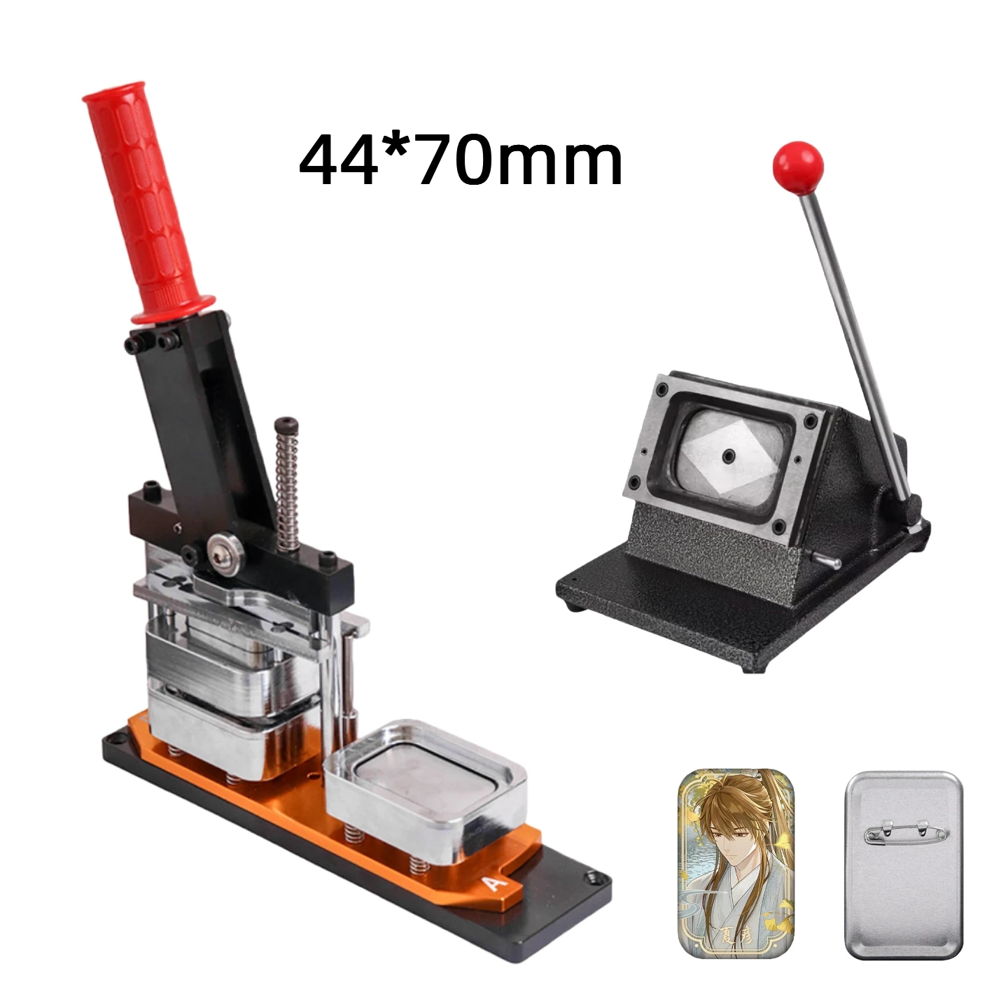 

Promotion: 44*70mm Badge Machine Set - All-in-One Kit With Machine, Cutter & Consumables For Home DIY & Events