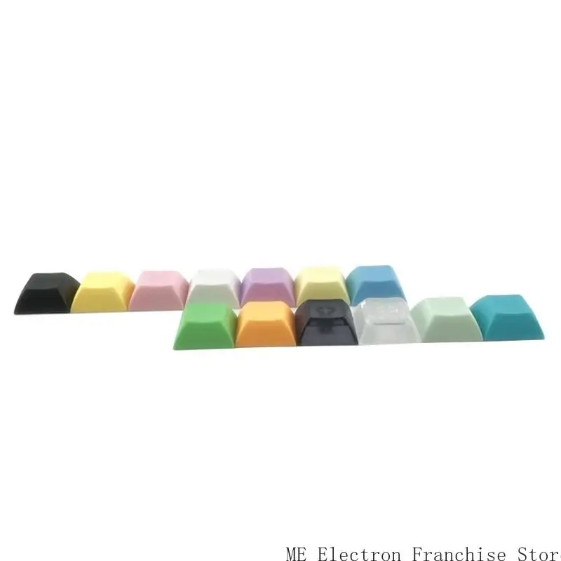 T5EA PBT Keycaps Mixded Color Keycaps 100pcs PBT Through Keyset 1U DSA Profile