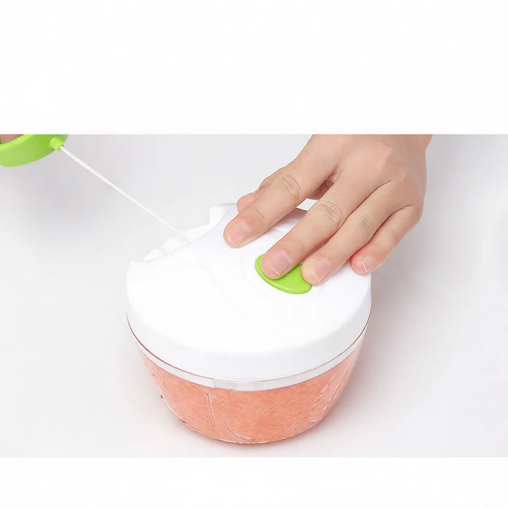 Manual Garlic Chopper Kitchen Food Processor Hand Pull Vegetable Cutter Multifunction Ginger Crusher Cooking Tool Gadget