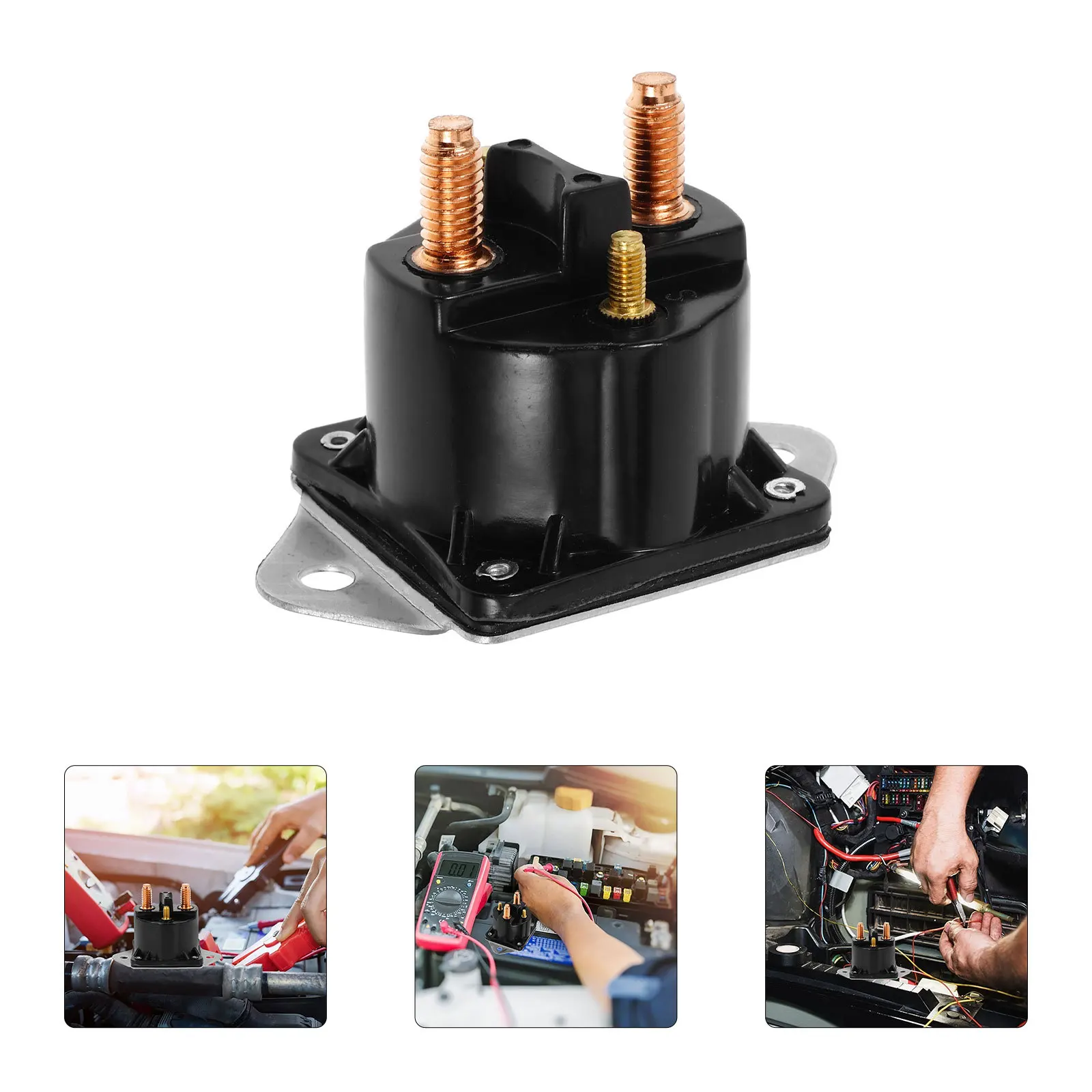 

12V Solenoid 4-Terminal For Atv Utv Atv Solenoid Relay Winch Motor Reversing Switch Contactor Relay For Winch Control Box