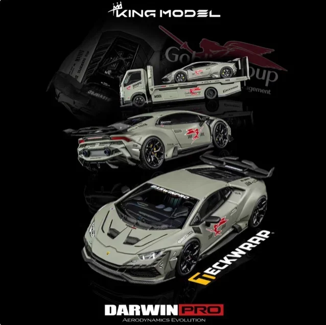 KÖNIG MODELL 1/64 Huracan GT The Lilith WBK APAxpo Legierung Motor Fahrzeug Diecast Modelle Auto Spielzeug Sammlung Jungen Weihnachtsgeschenke