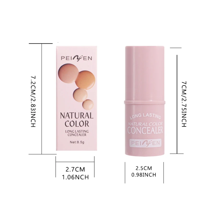 Duurzame concealer die make-up kunt houden, waterdicht en zweetbestendig, creëert een natuurlijke look en een ideaal cadeau voor meisjes