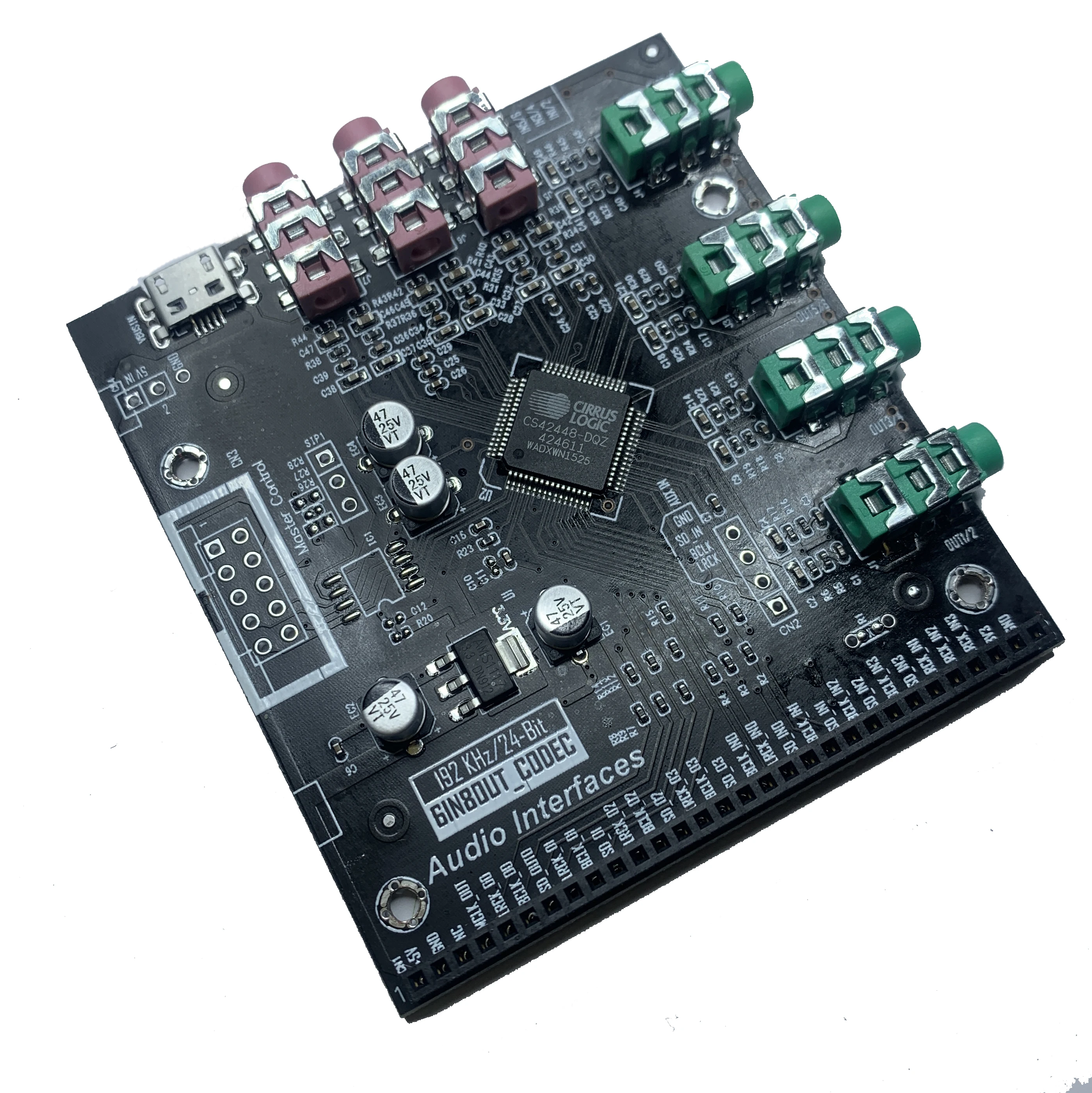 6 in 8 Out CS42448 Multi-channel Decoding Electronic 4 Frequency Divider Board