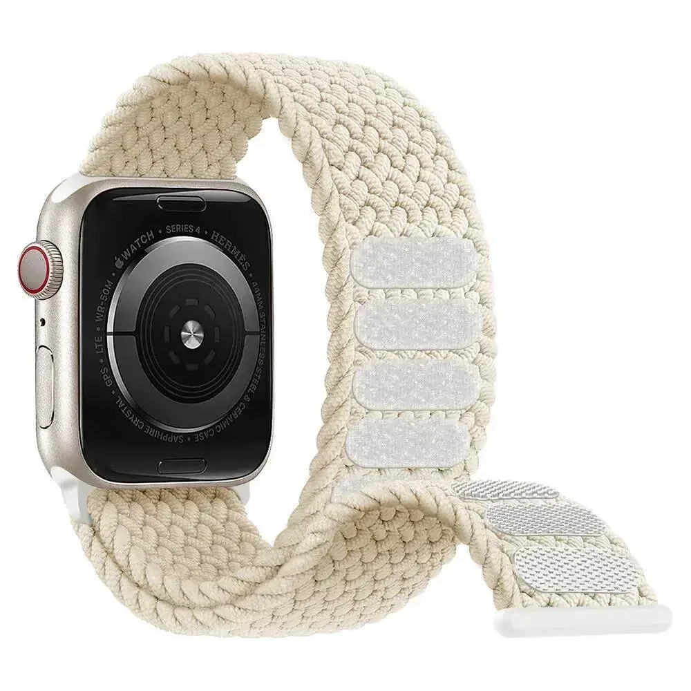 Braided Solo Loop For Apple watch Band 44mm 40mm 45mm 41mm 42mm 46mm ultra 2 49mm bracelet iwatch series 10 9 7 3 5 se 6 8 Strap