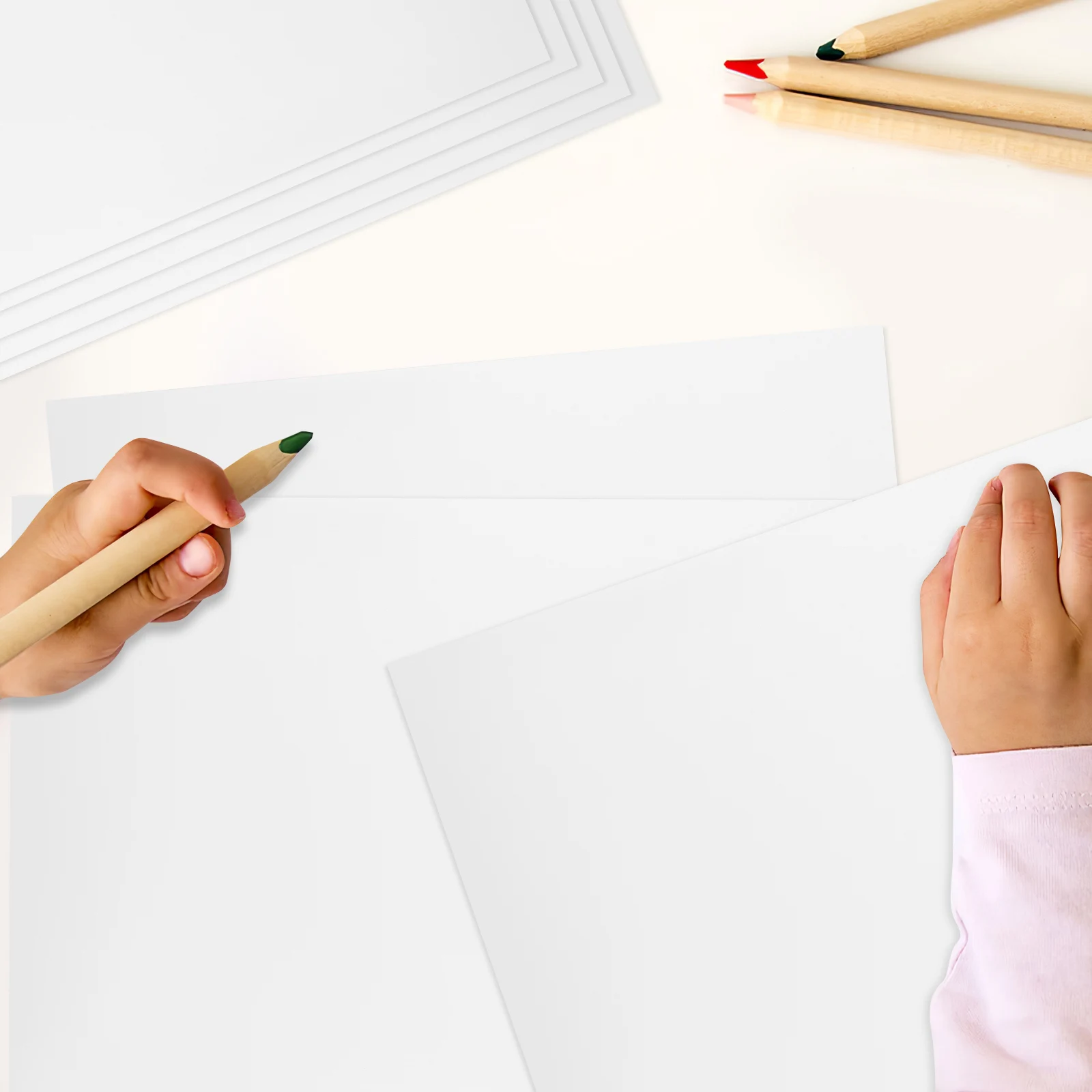 

Diy Card Stock Paper Crafts Bulk White Cardstock For Making Cards Scrapbook Journal Decoration Printer Use