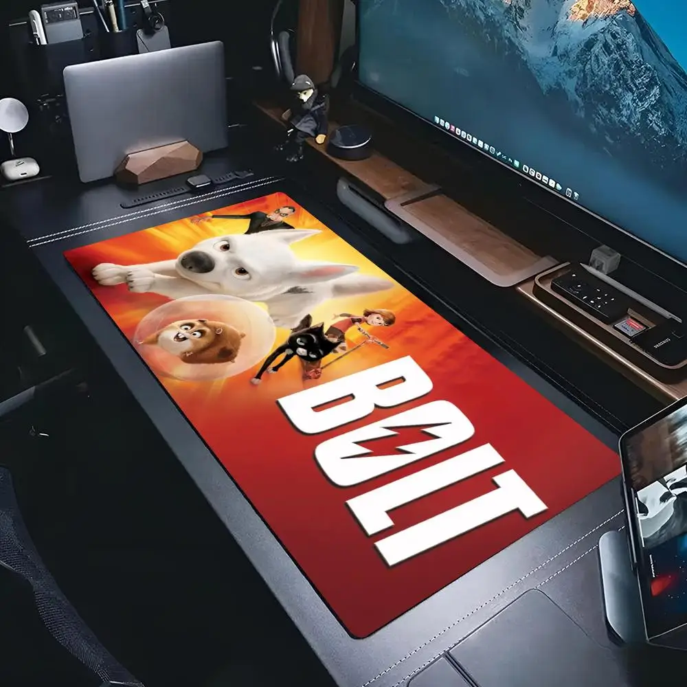 

Bolt Dog Mouse Pad Cartoon Lockedge Large Gaming Pad Computer Gamer Keyboard Mat Desk Mousepad PC Desk Pad