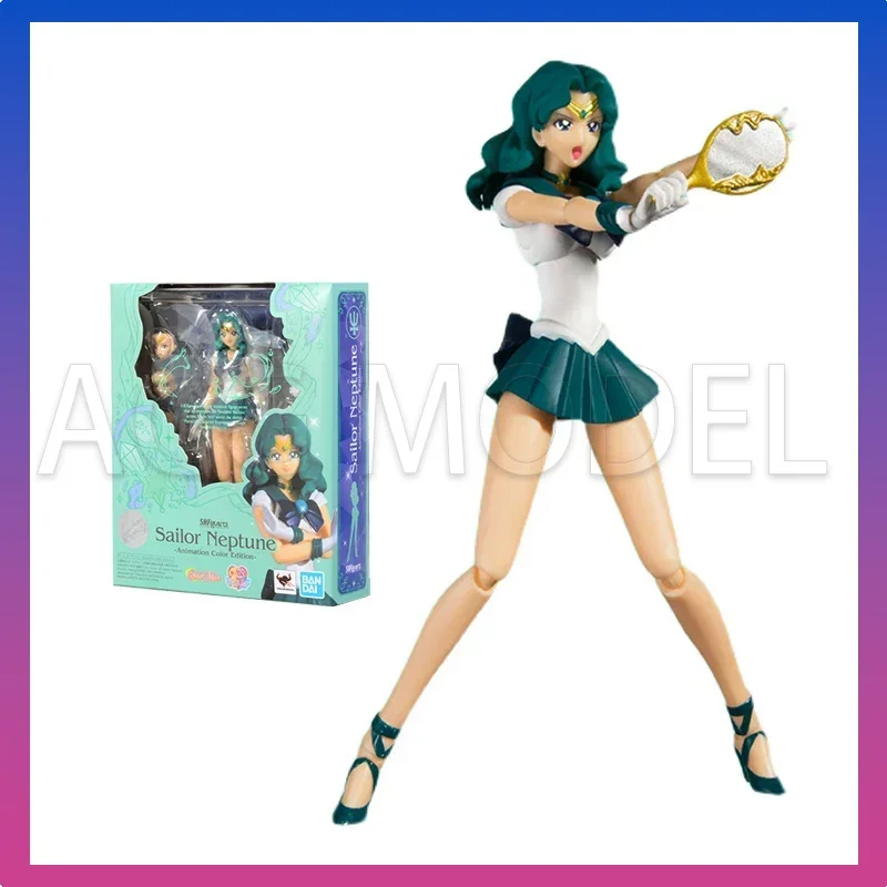 

Bandai Сейлор Мун Фигурка SHF Kaiou Michiru Neptune Анимация Цвет Подлинная Аниме Фигурка Фигурка Игрушки
