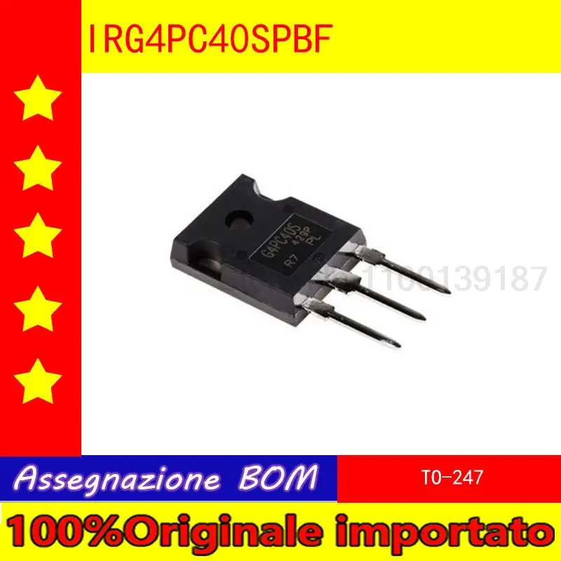 

10pcs/lot IRG4PC40S G4PC40S IRG4PC40SPBF TO-247 transistor IGBT tube