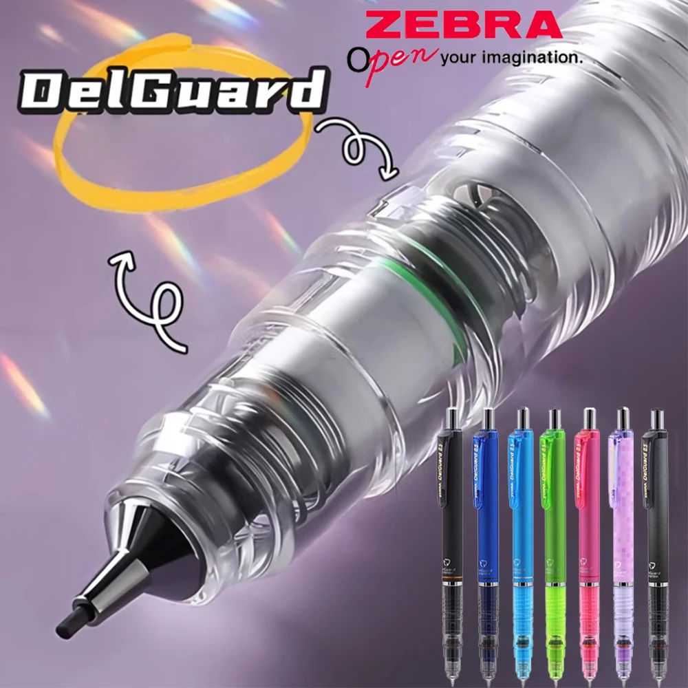 

1 шт., японский механический карандаш ZEBRA 0,5 мм со сменным ластиком, карандаш Eternity MA85, карандаш для рисования с низким центром тяжести