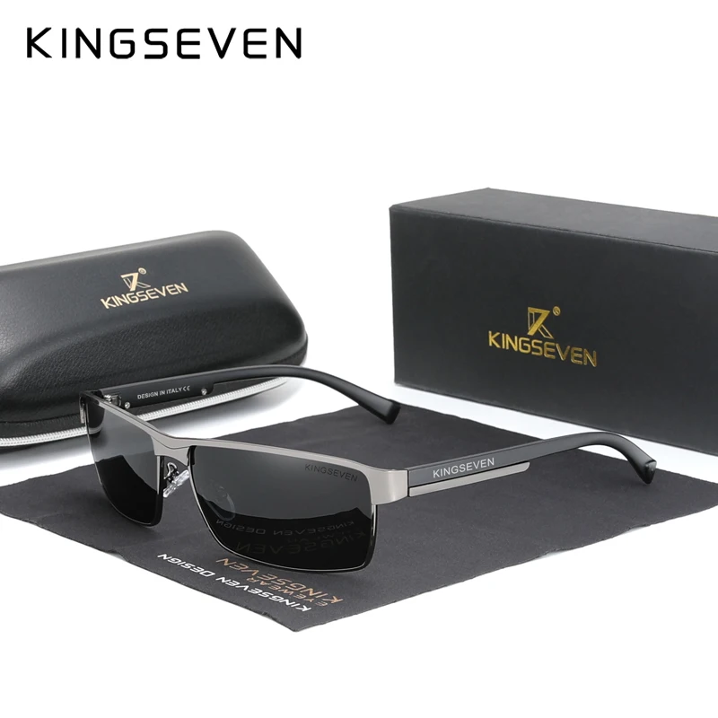 KINGSEVEN Neue Photochrome Sonnenbrille Männer Chameleon Polarisierte Pilot Sonnenbrille Fahren Platz Brillen männer Sonnenbrille Männlich