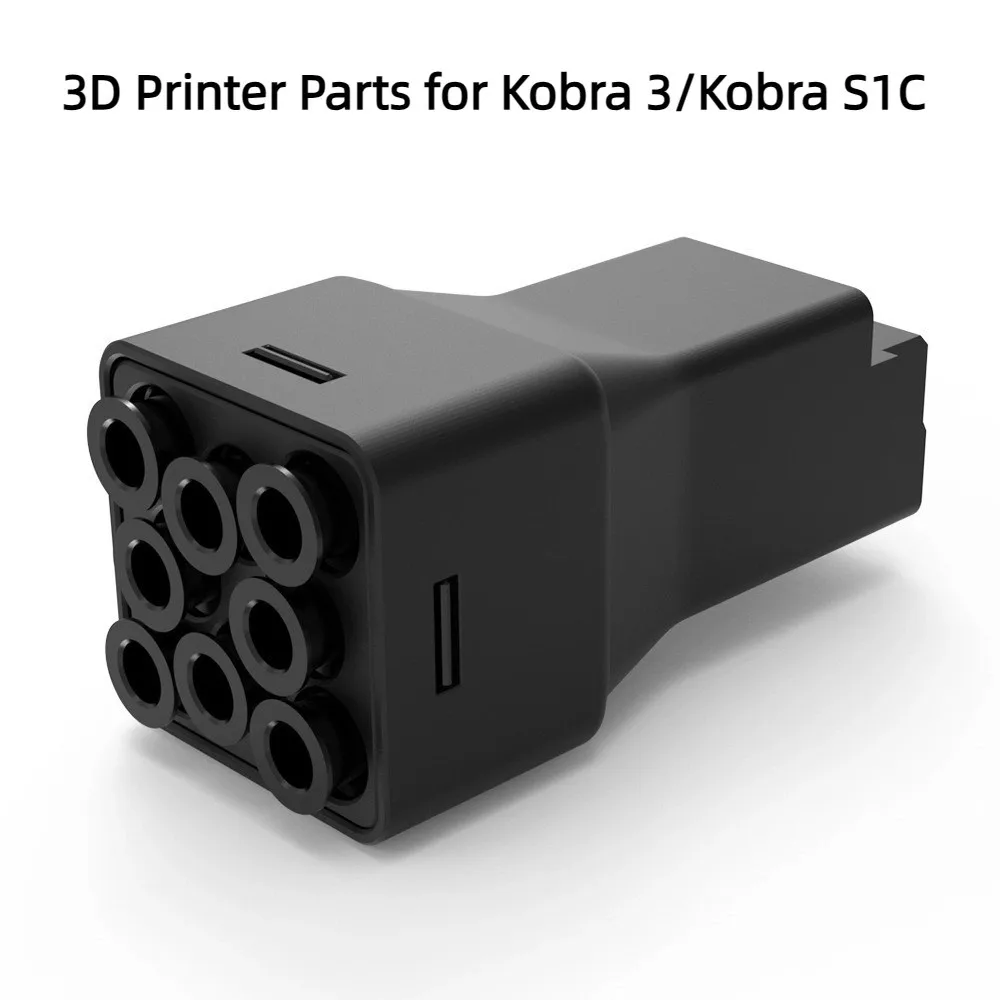 

8 in 1 Filament Hub 3D Printer Hub Filament Pipe Expansion Port Lightweight 3D Printer Parts Reduce Resistance Easy Installation