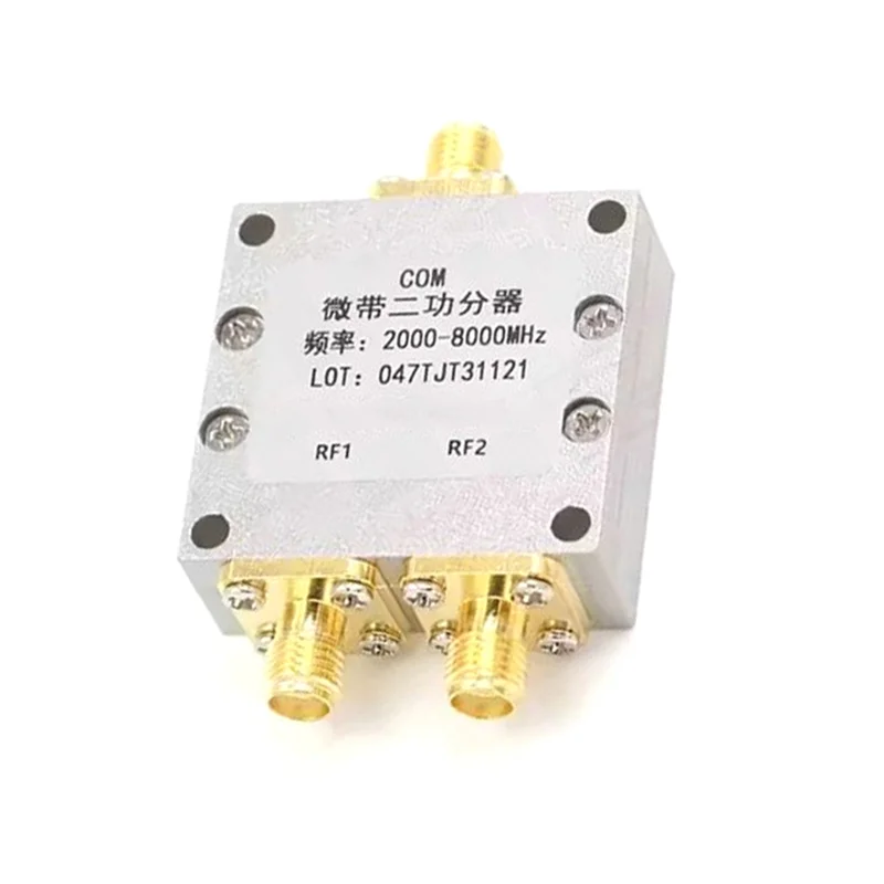 

RF Microstrip Power Divider 2-8GHZ N-Type SMA Amplifier 2000-8000Mhz Splitters Combiner