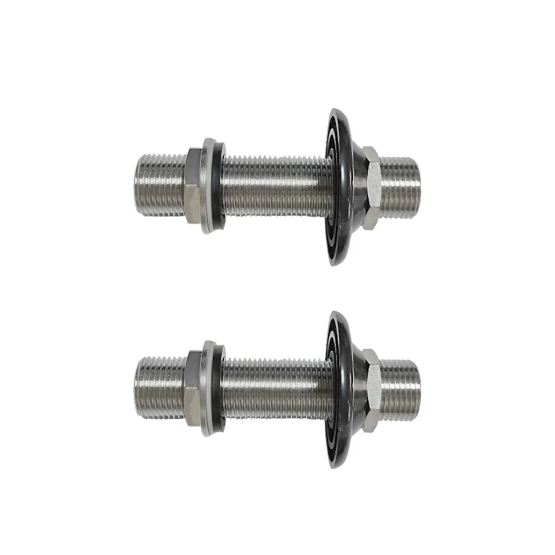 100mm Shank(5/8'' Thread),Jocket Box Chiller Cooler Connection Shank,with Nipple Barb Option,Draft Beer Faucet Coupler