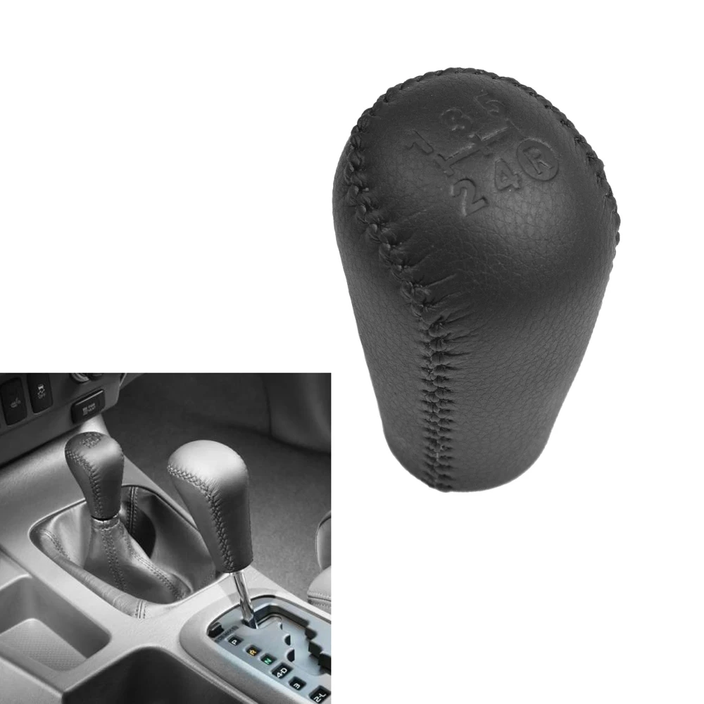 5 Speed PU Leather Handle Gear Shift Knob Stick for Toyota Hilux MK6 MK7 2004-2014 Manual Transmission Lever