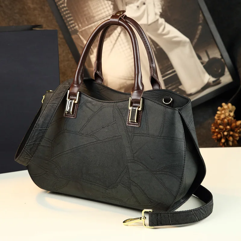 Luxury Leather Women\'s Bag Ladies Handbags Tote  Fashion Travel Portable Shoulder Underarm s  Designer Handbag