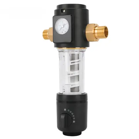 프리 필터 정수기, 집 전체 스핀 다운 침전물 물 필터, 중앙 프리필터 시스템, 역세 스테인레스 스틸 메쉬