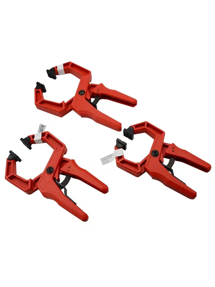 2/3/4Inch Multi-Purpose Quick Ratchet Plastic Clamps G Type Quick One-Handed Spring Clip Wood Carpenter Clamps Woodworking Tool