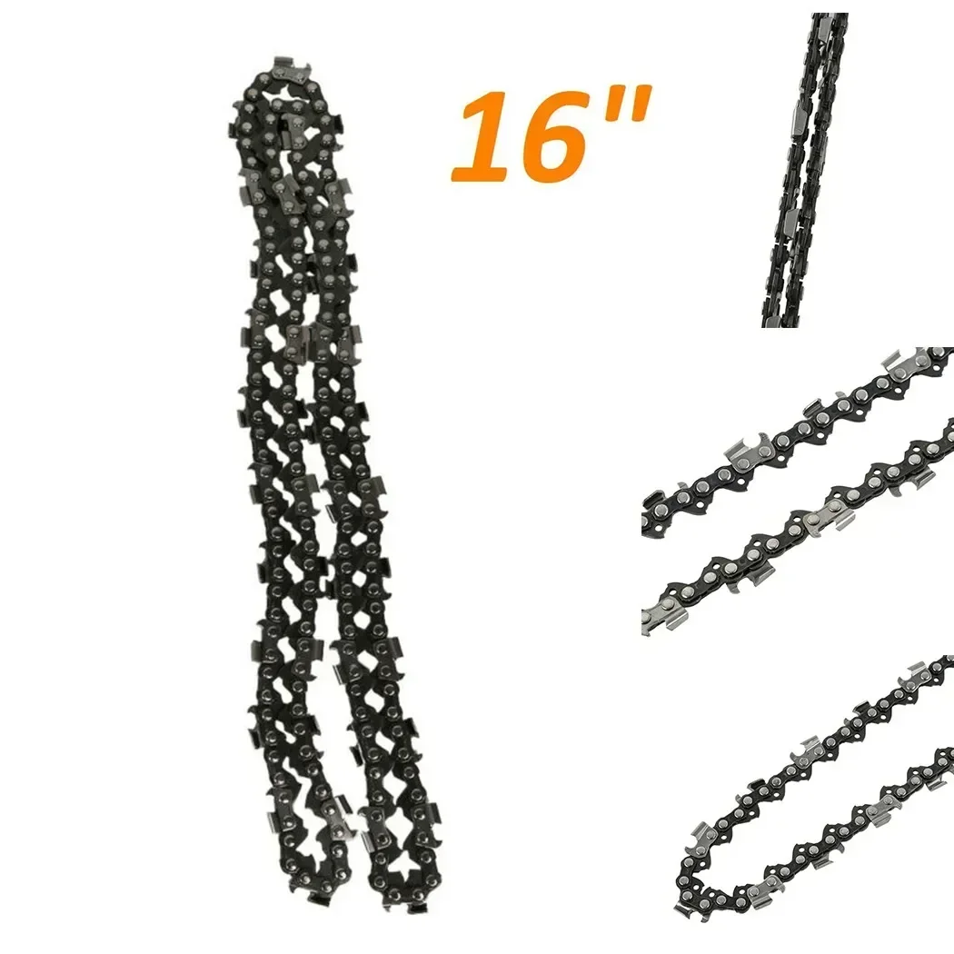 Chaîne de scie à chaîne 16 pouces 3/8LP 0.050 55DL, adaptée aux accessoires de pièces de tronçonneuse STIHL MS180 MS181 018
