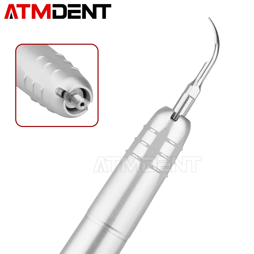 Dental Ultrasonic Air Scaler with 3 Tips Teeth Cleaning 2/4 Holes Handpiece Whiten Teeth Cleaner