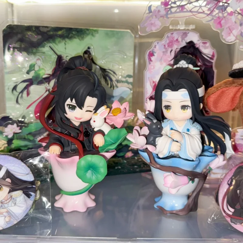 Подлинная портфоровая серия Mo Dao Zu Shi Bloom Rhythm, слепая коробка, милая фигурка Wei Wuxian Lan Wangji, загадочная коробка, подарок для фанатов аниме