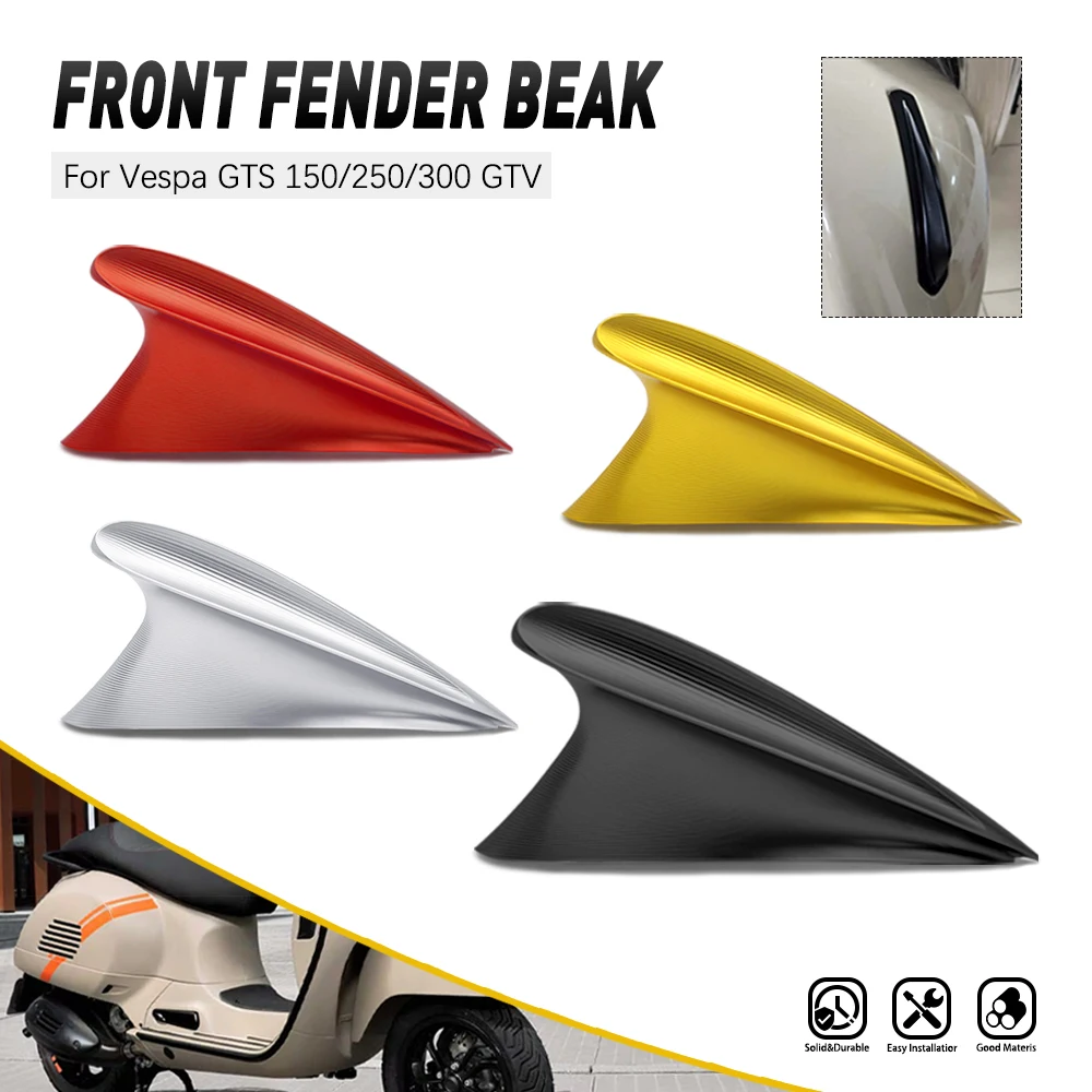 

Motorcycle modified front bird beak air deflector For Vespa GTS300 Primavera 150 2023 2024 2025