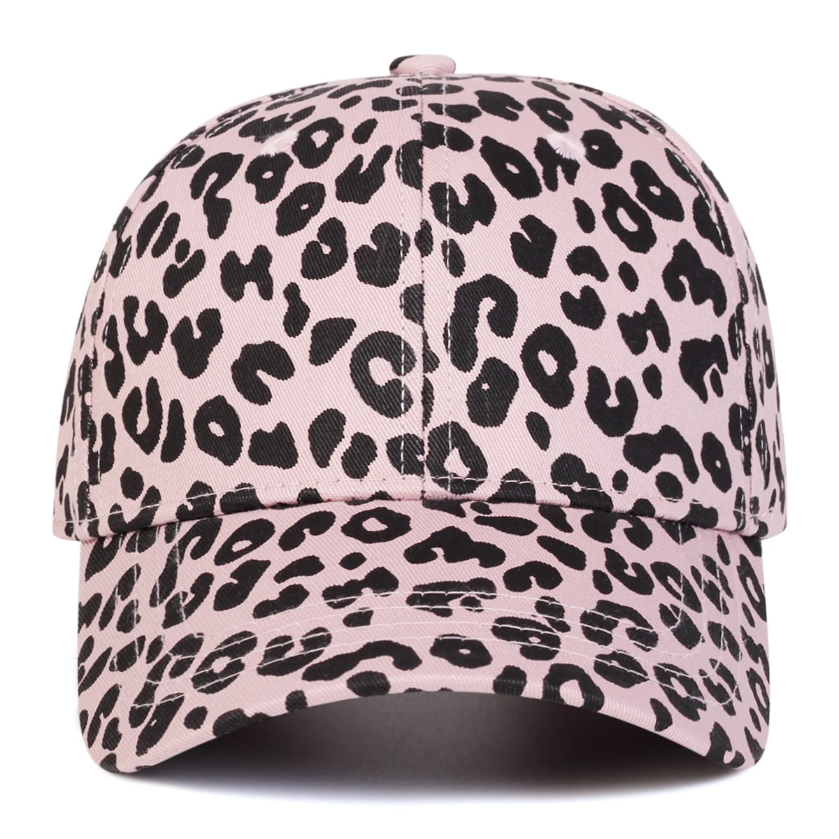 หมวกเบสบอลลายเสือดาวแบบยูนิเซ็กซ์ สำหรับฤดูใบไม้ผลิและฤดูใบไม้ร่วง หมวกปรับได้สำหรับกิจกรรมกลางแจ้ง หมวกกันแดด หมวกกีฬา