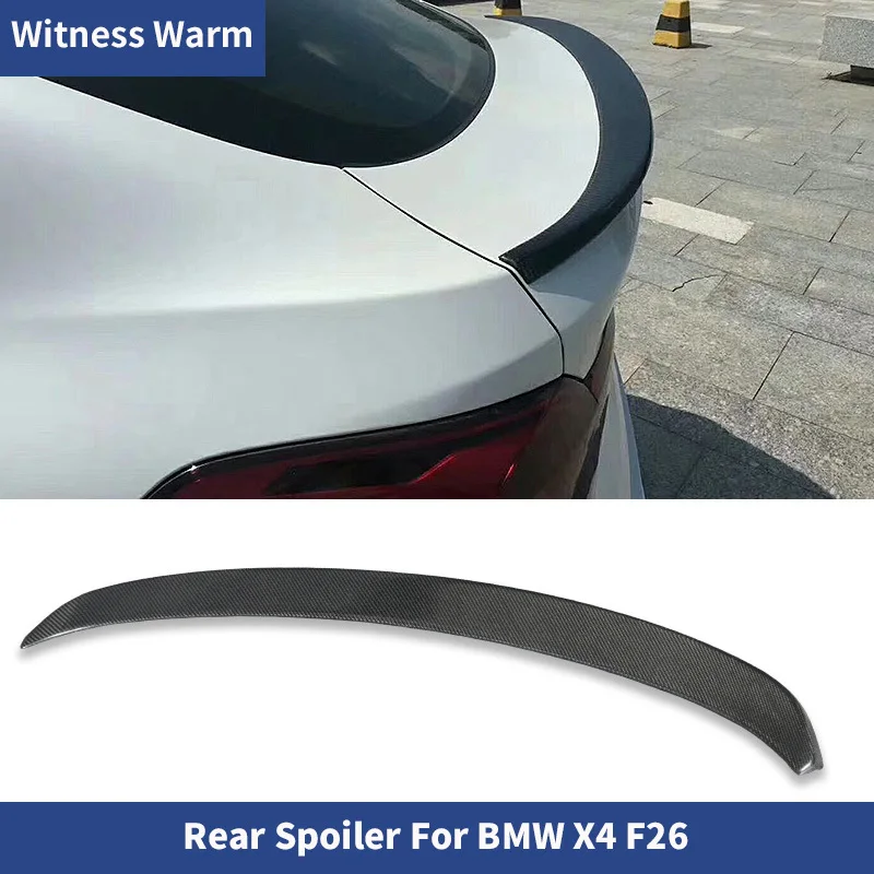 Carbon Fiber Rear Spoiler for Bmw X4 Spoiler 2014-up F26 Carbon Rear Spoiler Xdrive25i Xdrive30i X4 Rear Wings