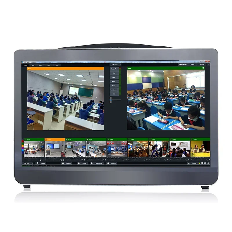 1080p HD/MI видеозапись радио ТВ студия машина для прямой трансляции оборудование Av Matrix видеопереключатель микшер с чехлом