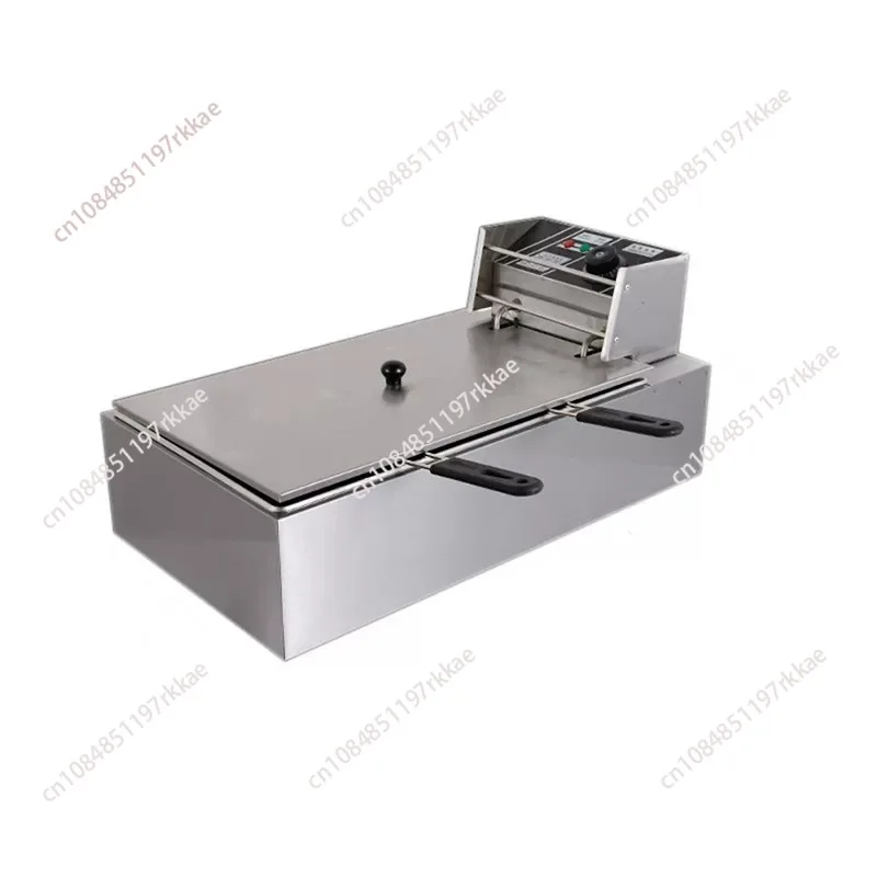 Commercial Deep Fryer Machine Single Cylinder Electric FryerLarge Capacity Electric Fryer Fried Skewers Snack Equipment - view 4