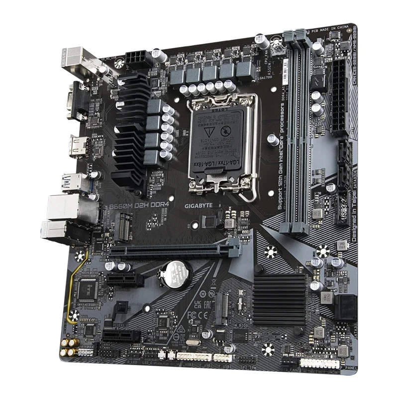 جيجابايت B660M D2H DDR4 سطح المكتب لـ Intel B660 DDR4 اللوحة الأم LGA 1700 i7/i5/i3 اللوحة الرئيسية