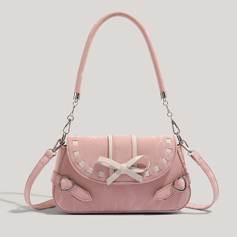 

Sweet Commuter Underarm Bag 2025 New Womens Crossbody oulder Bag Faionable Versatile PU Leather Soft Handbag Butterfly Print Y2k
