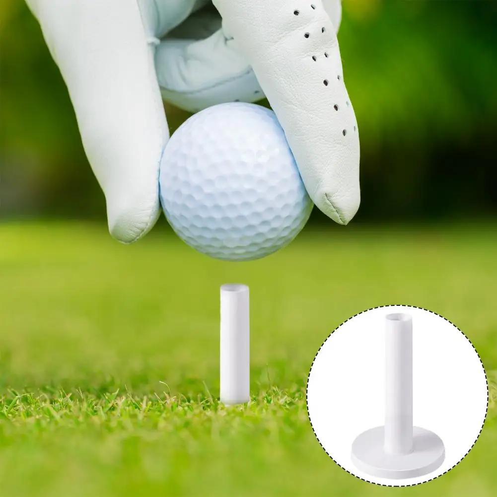 Golf Accessories Stable Base Rubber Golf Tees Wear Resistant Compact Lightweight Outdoor Practice Tool for Golfers