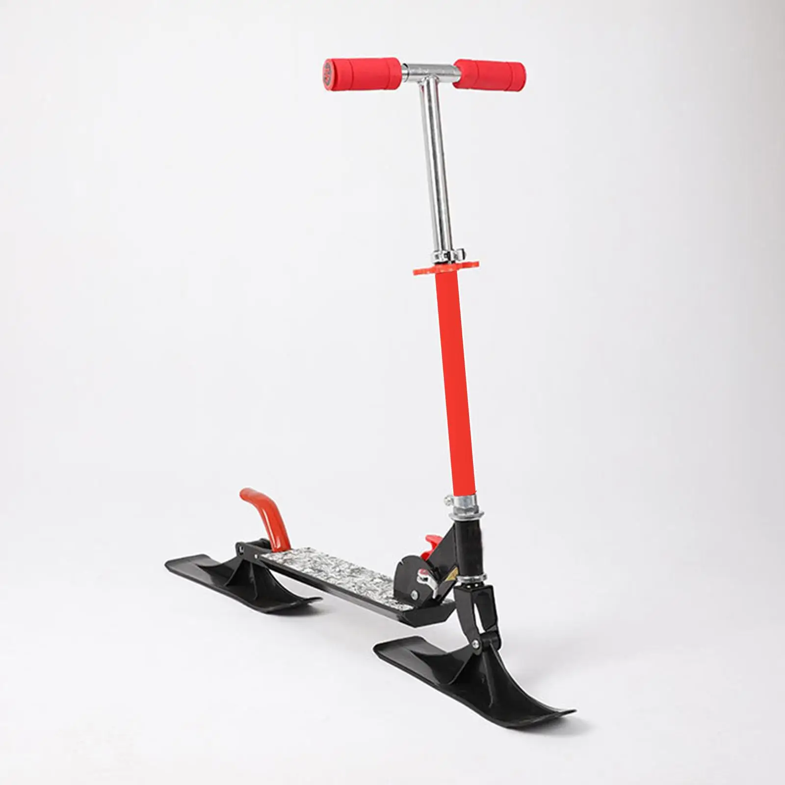 Children Snow Ski Scooter Sled Sleigh Toboggan Conversion Kit for Kid Kick Scooter Winter Fun Accessory Gift