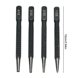 Alloy Steel Metal Wood Marking Drilling Tool Multipurpose Nail Punch Hole Locator 0.79/1.59/2.38/3.18mm for Plastic Wood Metal