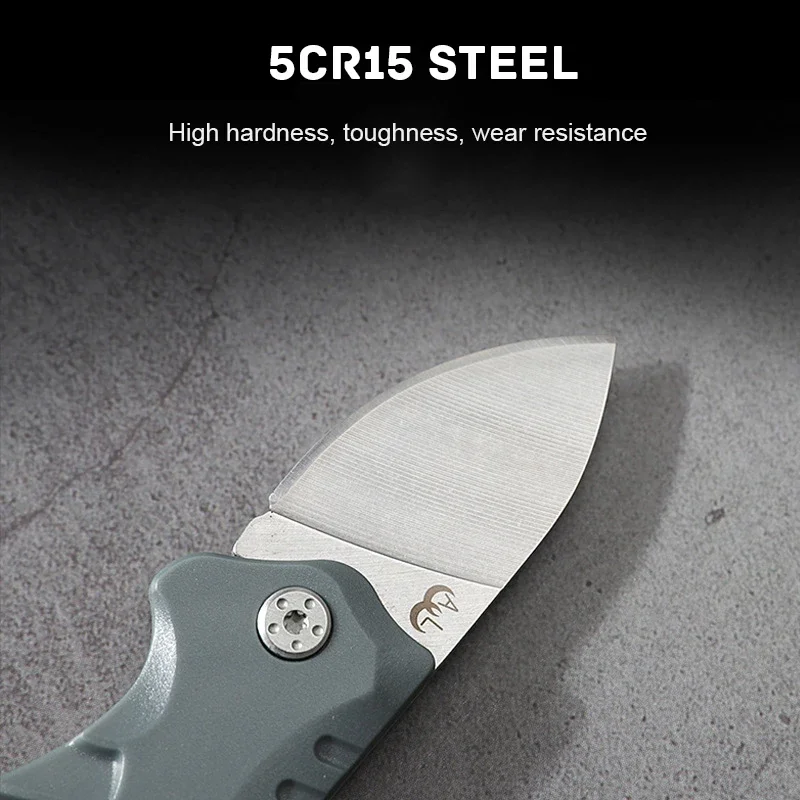 New Mini Folding Knife Stainless Steel Fruit Knife EDC Express Cut Box Portable Tool Carry on Keychain Knives Gift - view 4