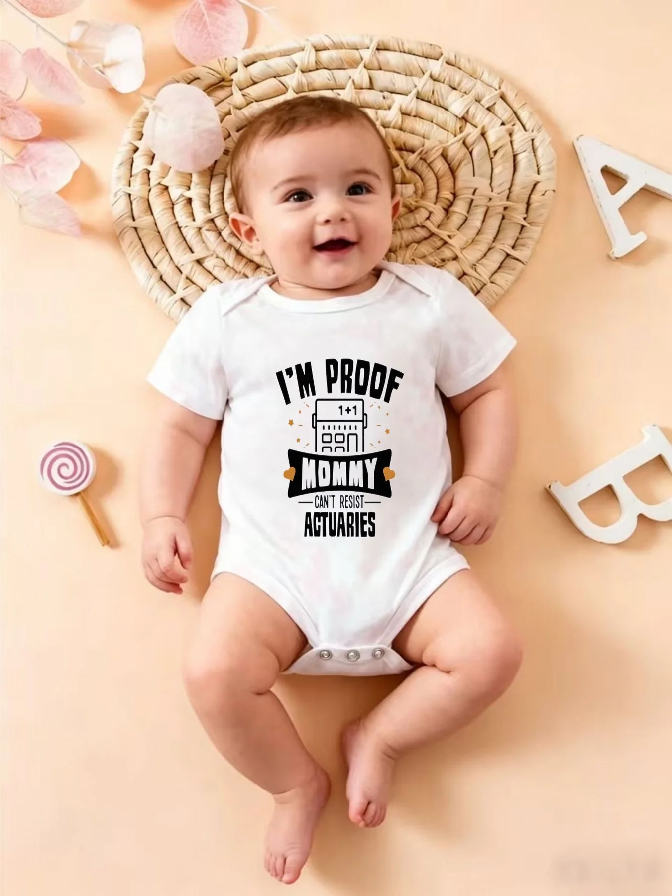 Cute Baby Triangle Romper with 
