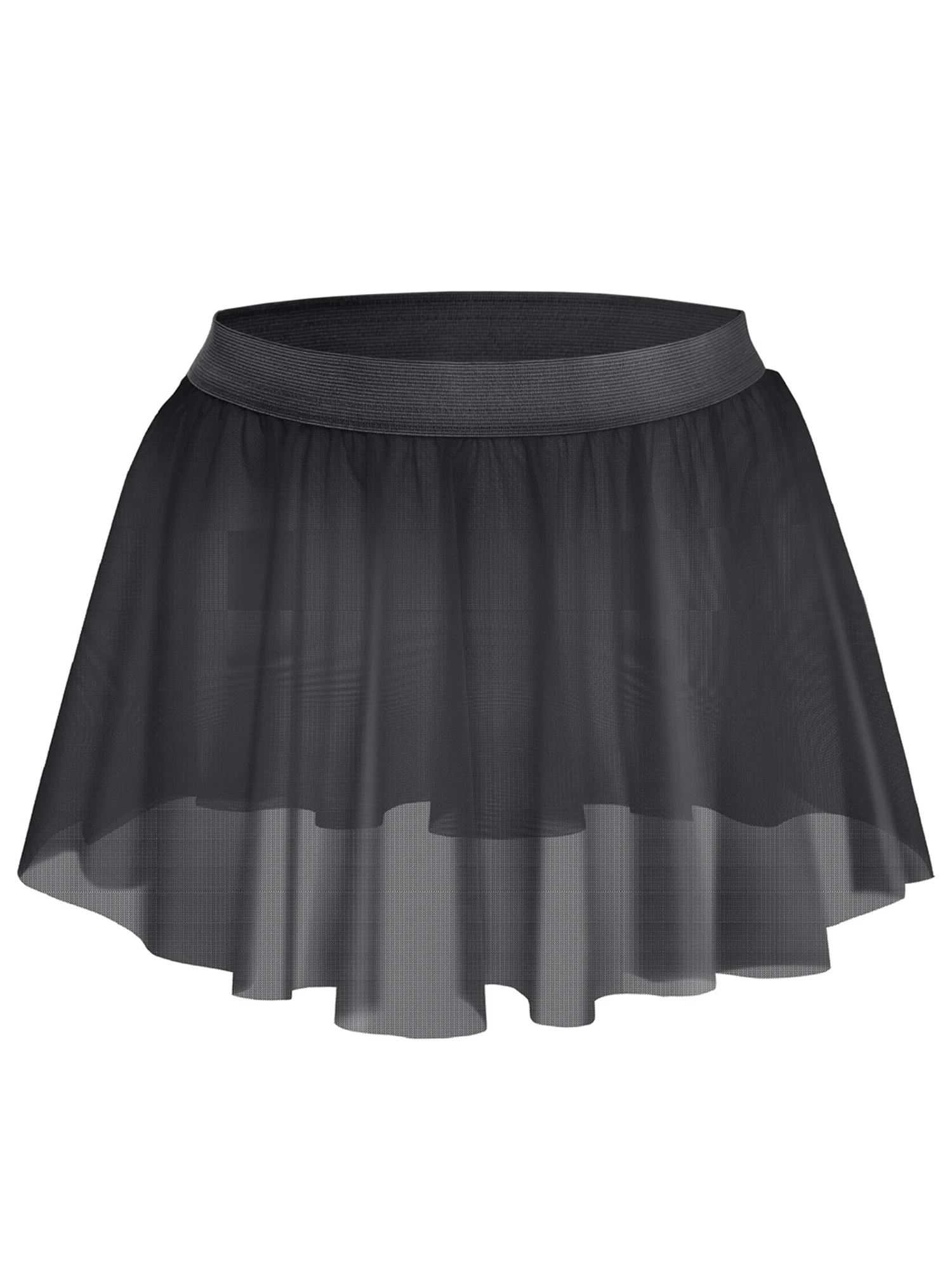 Men's Sheer Mesh Ultra Thin Mini Skirt