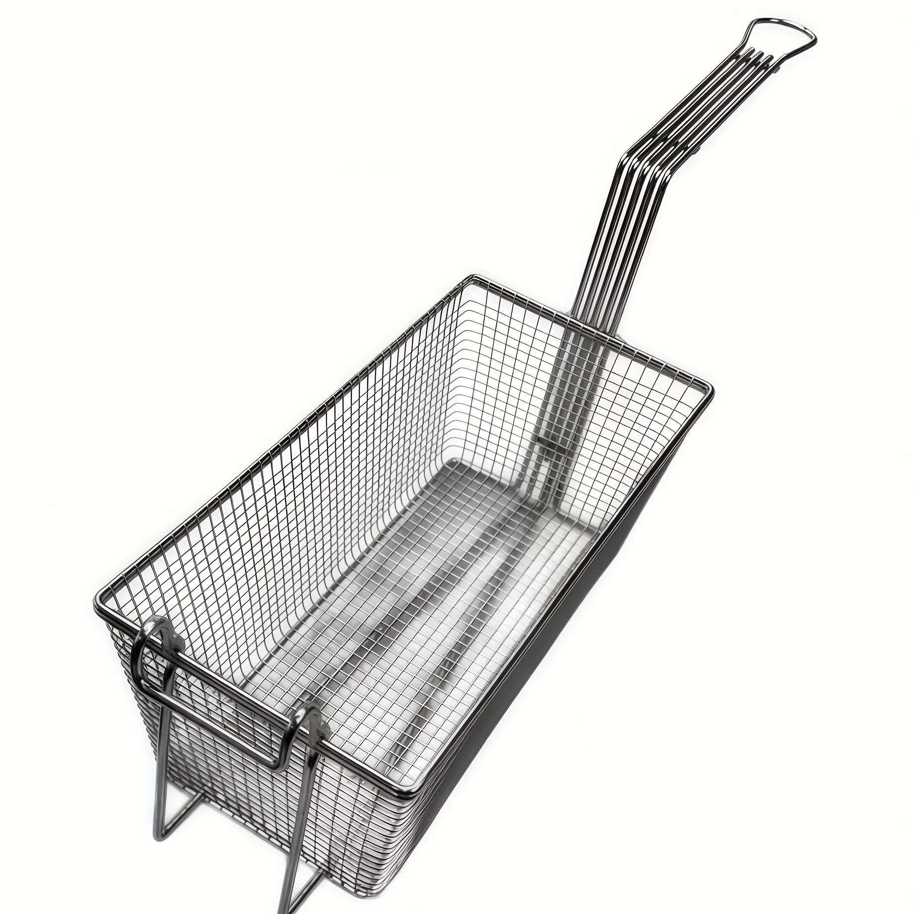 

Deep Fryer Basket Commercial Fry Basket with Handle High Quality