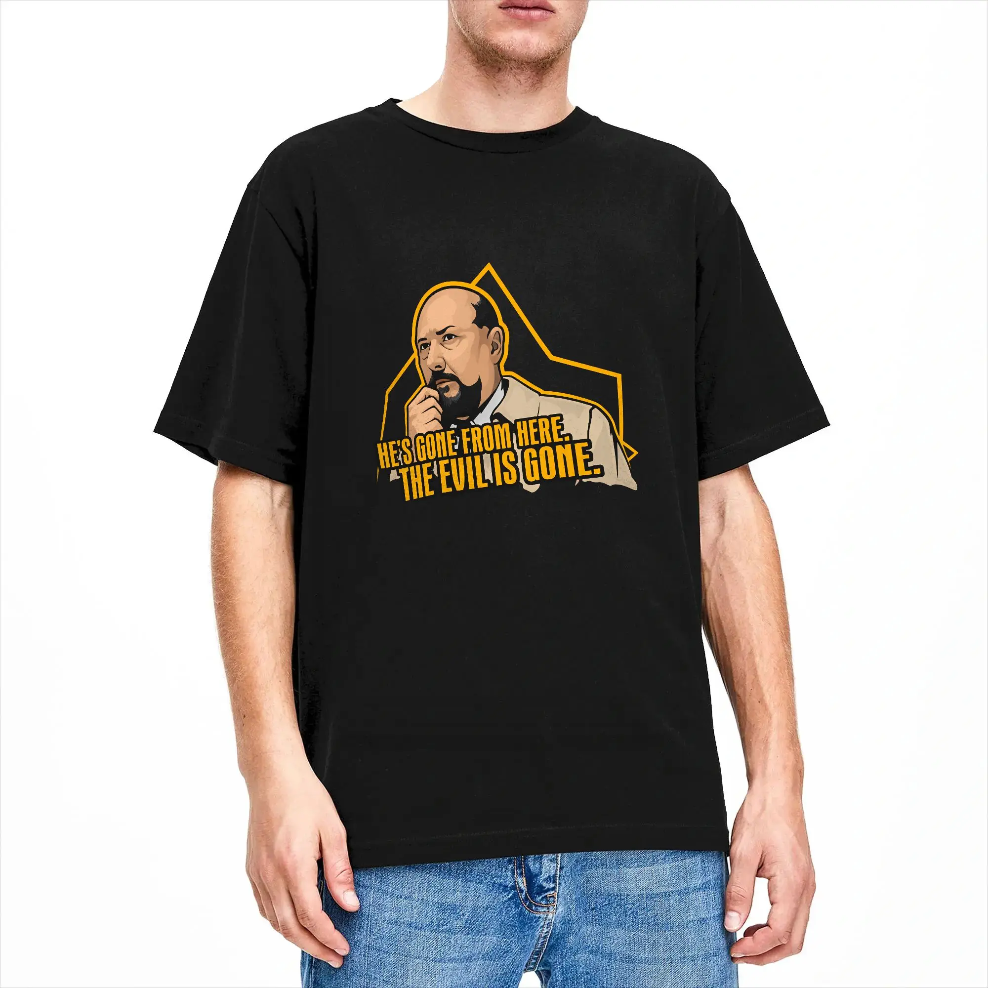 Dr Loomis The Evil Is Gone T-Shirt Men  Aesthetic T Shirts Summer O-Neck Trending Tees Hot Sale Plus Size Clothes