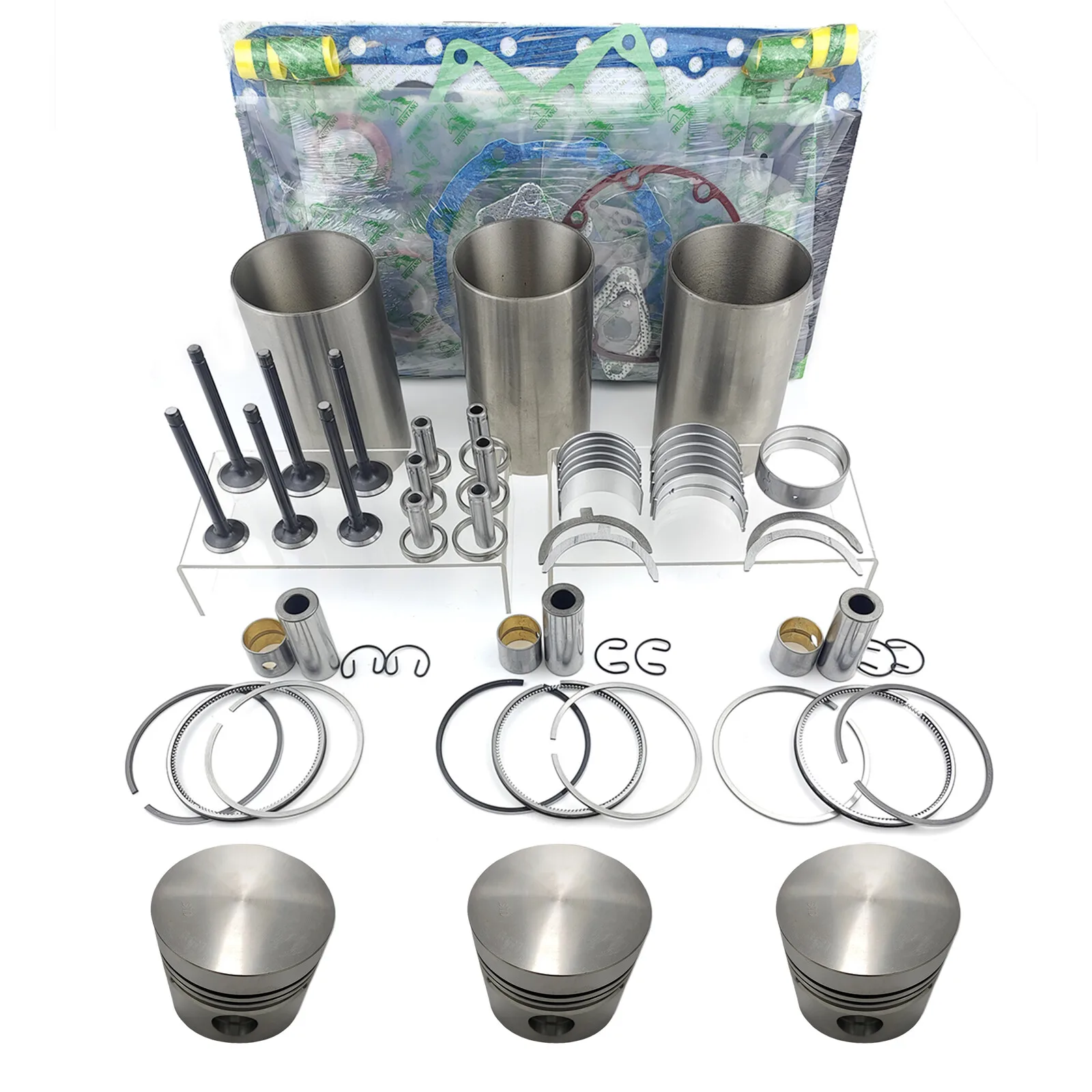 STD Overhaul Rebuild Kit for Kubota D1301-A 3 Cyl Engine
