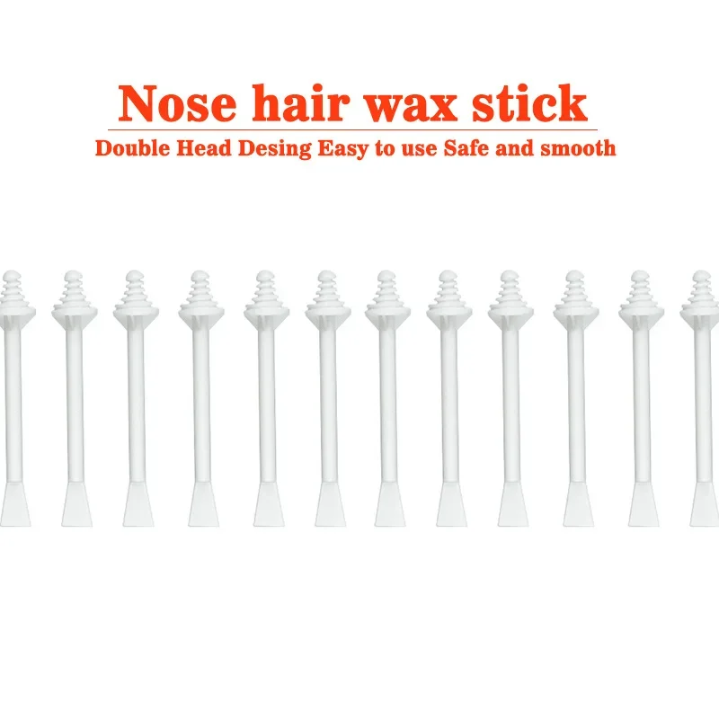 100PCS Nose Wax Sticks Nose Wax Applicators For Painless Nose Hair Removal Tool Wax Accessories Beeswax Safe