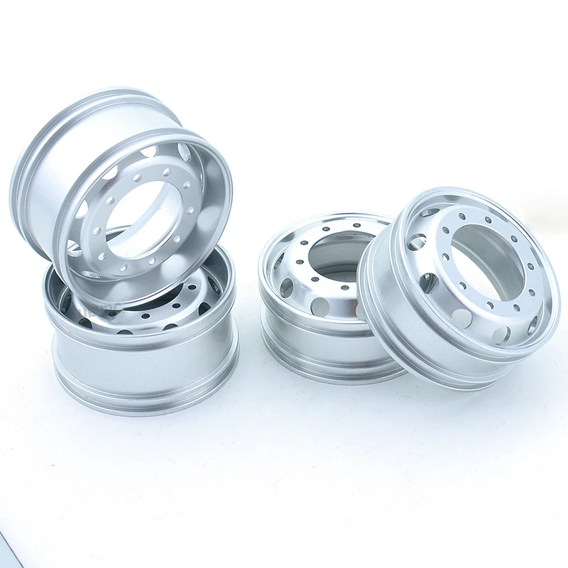 2pcs Metal 20mm/25mm Wheels Hub Rim for 1/14 Tamiya RC Truck Tipper SCANIA 770S VOLVO MAN TGX LESU Car Accessories