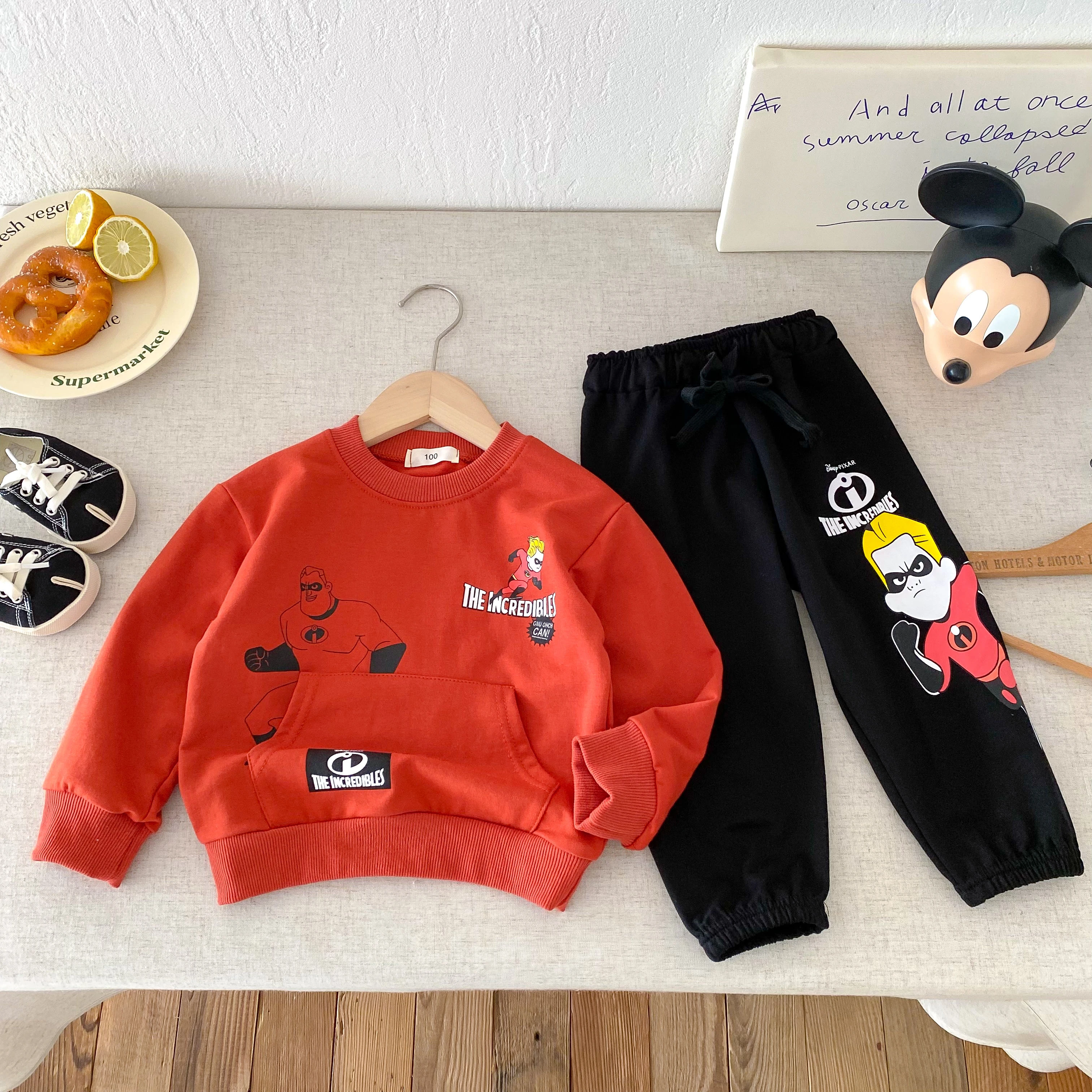 Long Sleeved Set Hooded Sweatshirt Long Pants 2-piece Set For Girls' Casual Loose Sports Shirt+pants Kids New Top Long Pants image 6