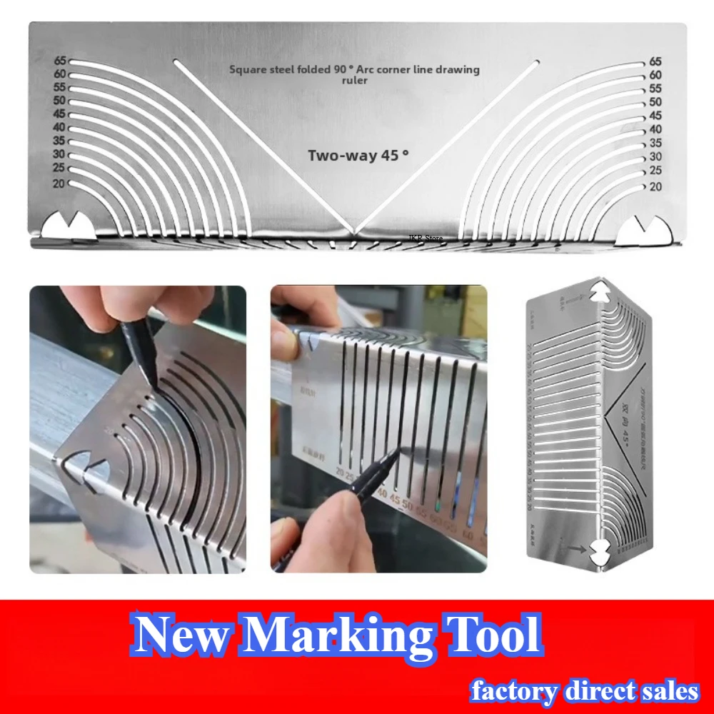 Hot Precision Arc Marking Tool Efficient Metal Pipe Saddle Cutting Guide Pipe Fitting Measurement Tool Welding Consumables Tools